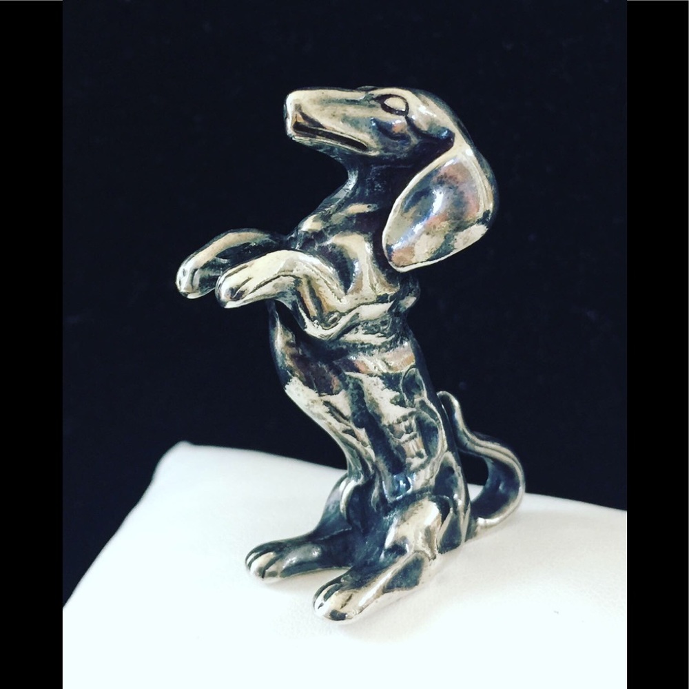 Solid Silver Miniature Daschund
